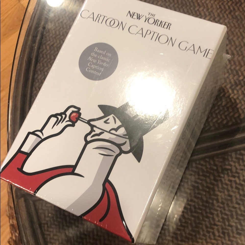 The New Yorker caption game new sealed